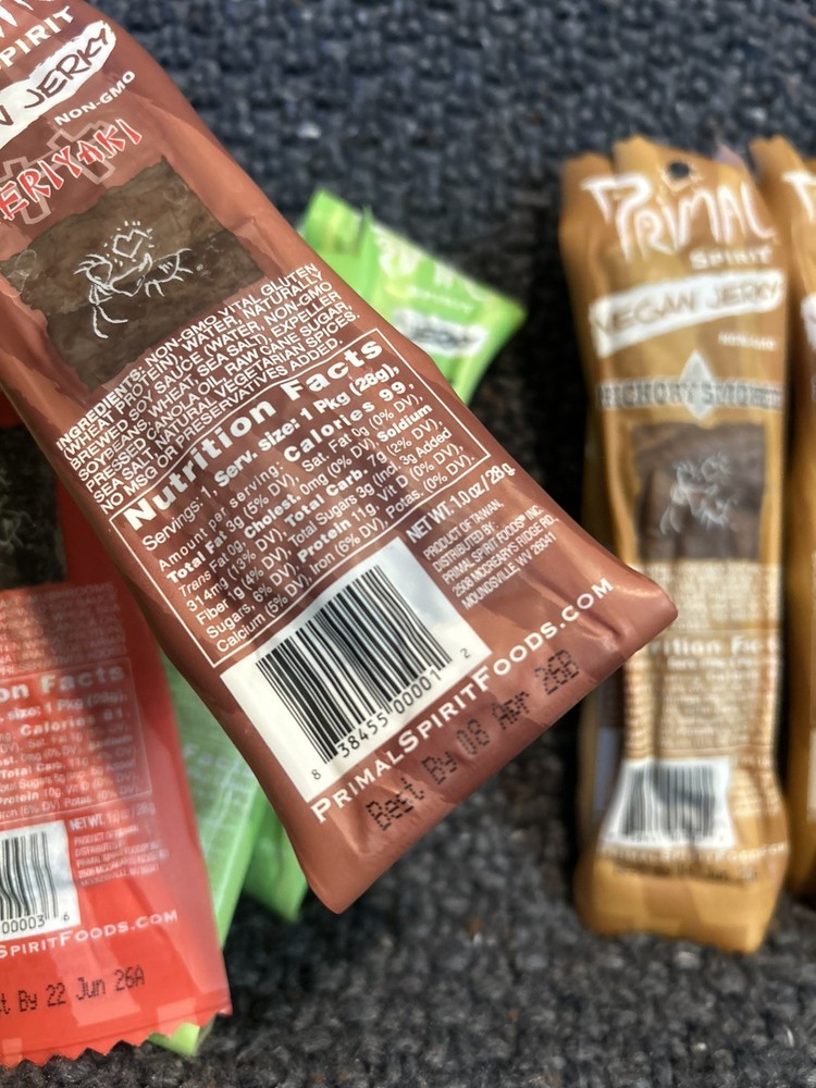 Primal Strips 1-oz Meatless Vegan Jerky Variety Pack Sampler 17 count