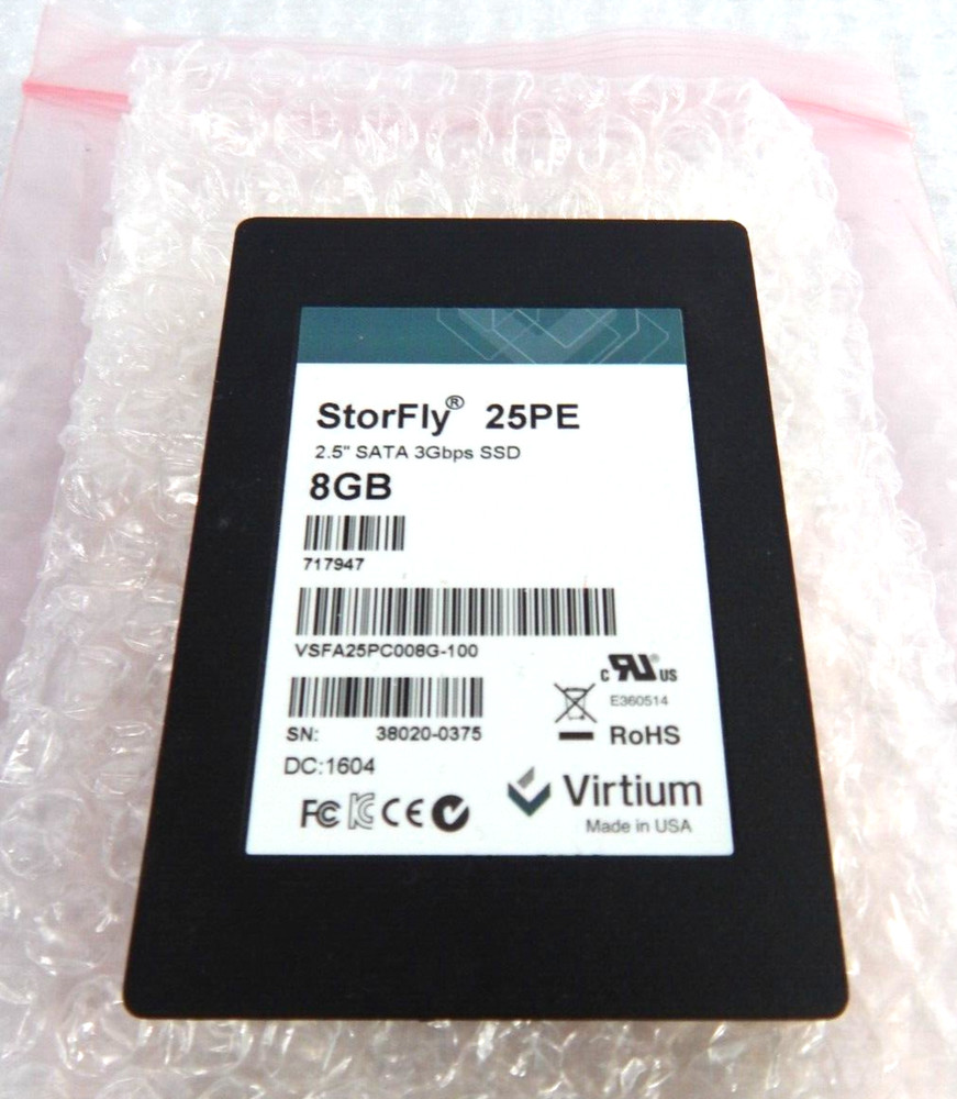 VIRTIUM STORFLY 25PE SATA 8GB 2.5'' SSD