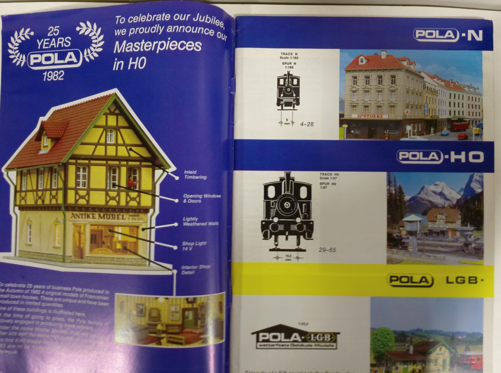 POLA 1983 Model Construction Kits HO-N Catalog