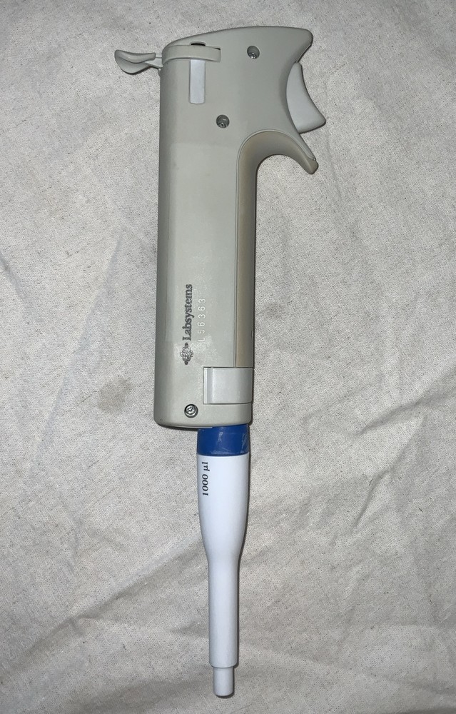 Labsystems Finnpipette Pipette Digital Handheld Unit 1000 uL