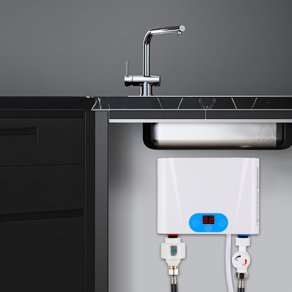Electric Tankless Water Heater Endless Hot Water Instant Mini Smart Heater 220V