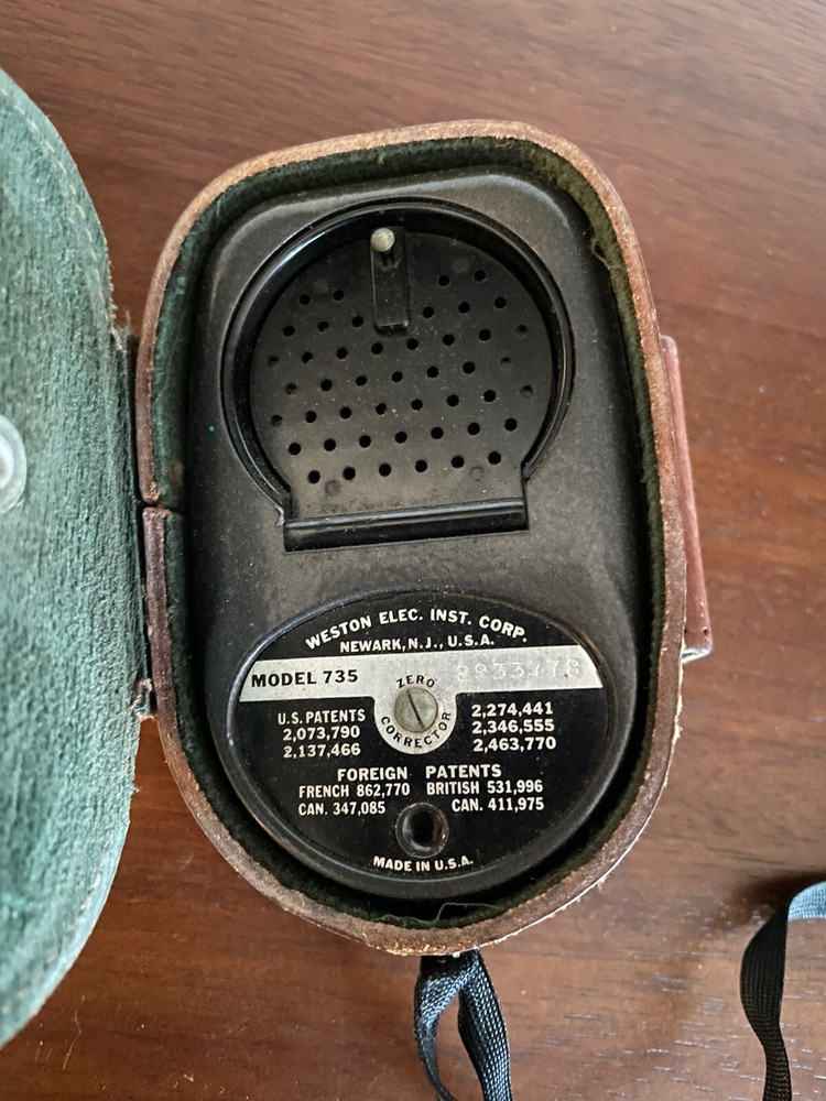 Vintage Weston Master II Exposure Light Meter Model 735 - Good Condition