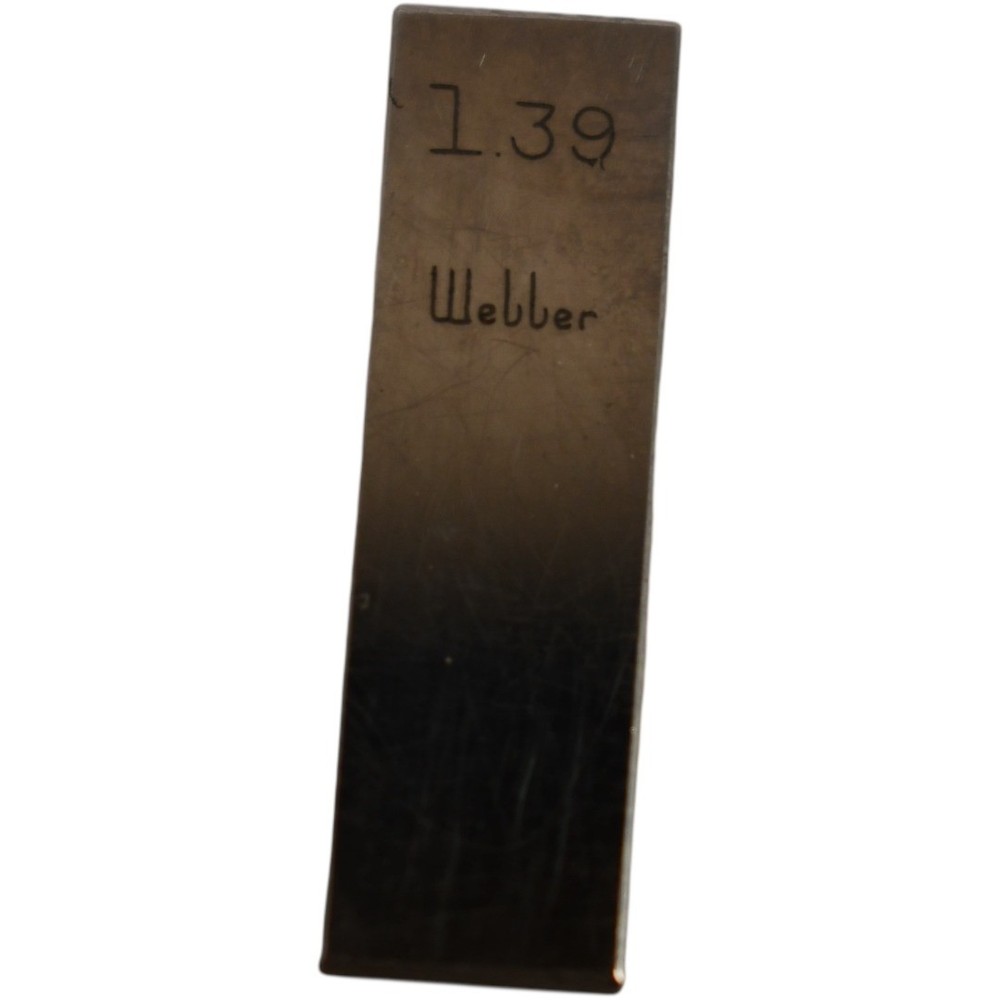 Weber 1.39mm Rectangular Steel Gage Block Inspection