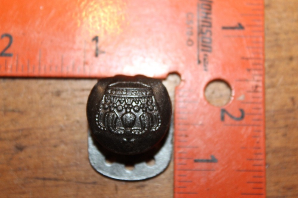 Military Army Uniform Button Original German Overcoat Crown Button WW1? M-49