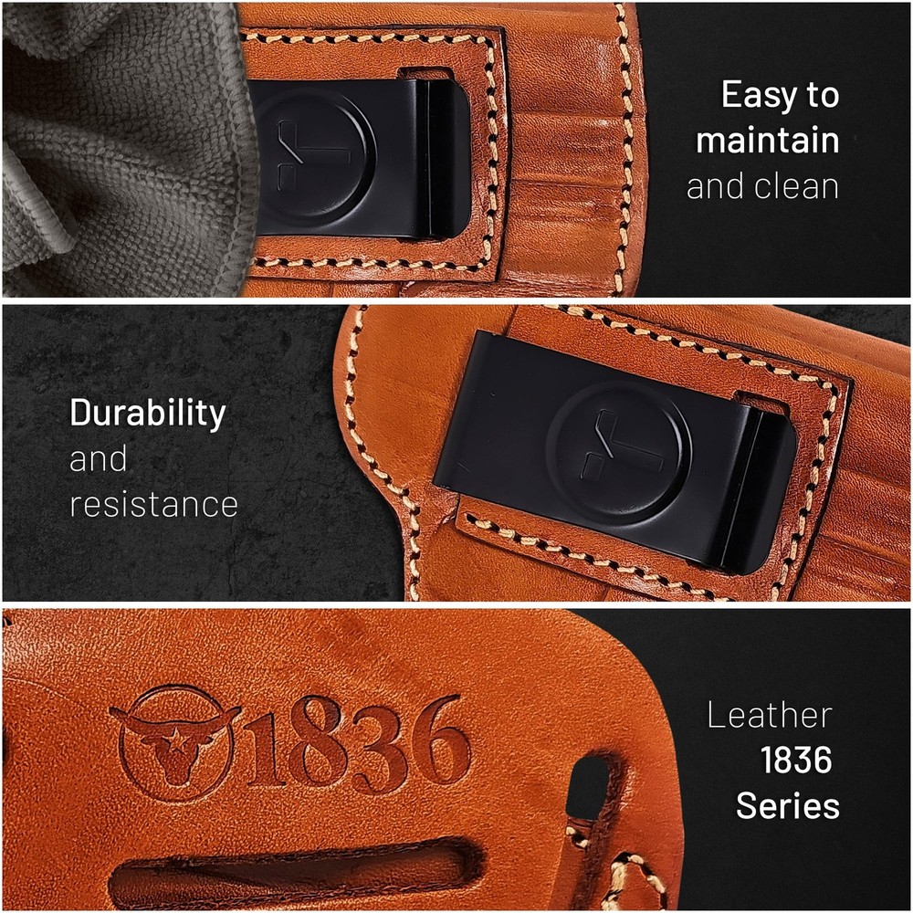 IWB/OWB Optic Ready Holster for 1911, Shield 380 EZ 3"