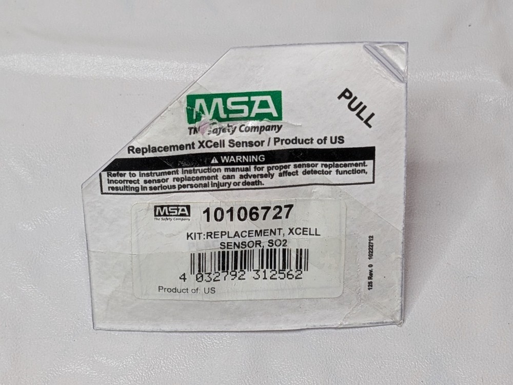 MSA Replacement Sensor Kit XCELL SO2 10106727