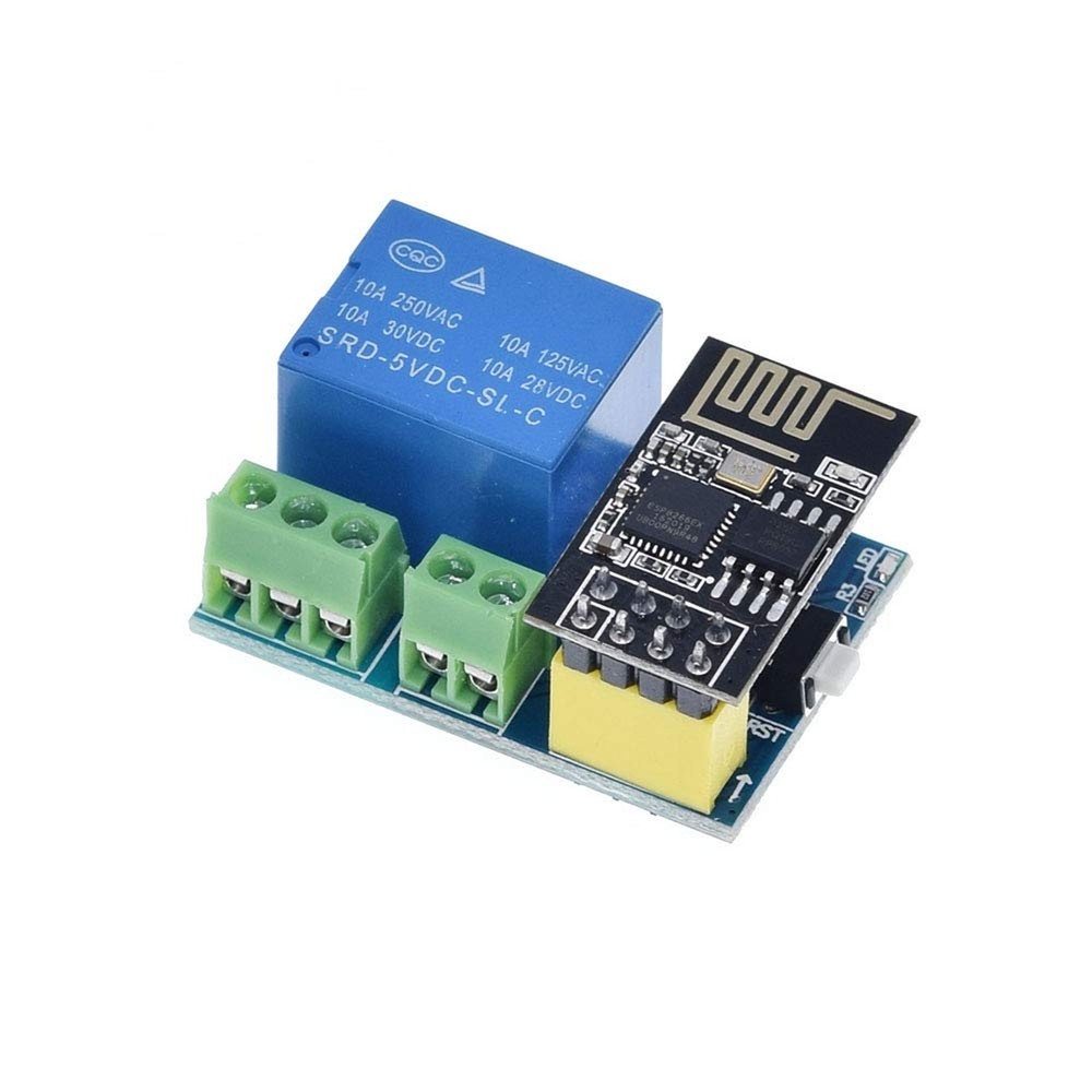 Acxico 2 pcs ESP8266 ESP-01S + 5V WiFi Relay Module Smart Home Remote Control...
