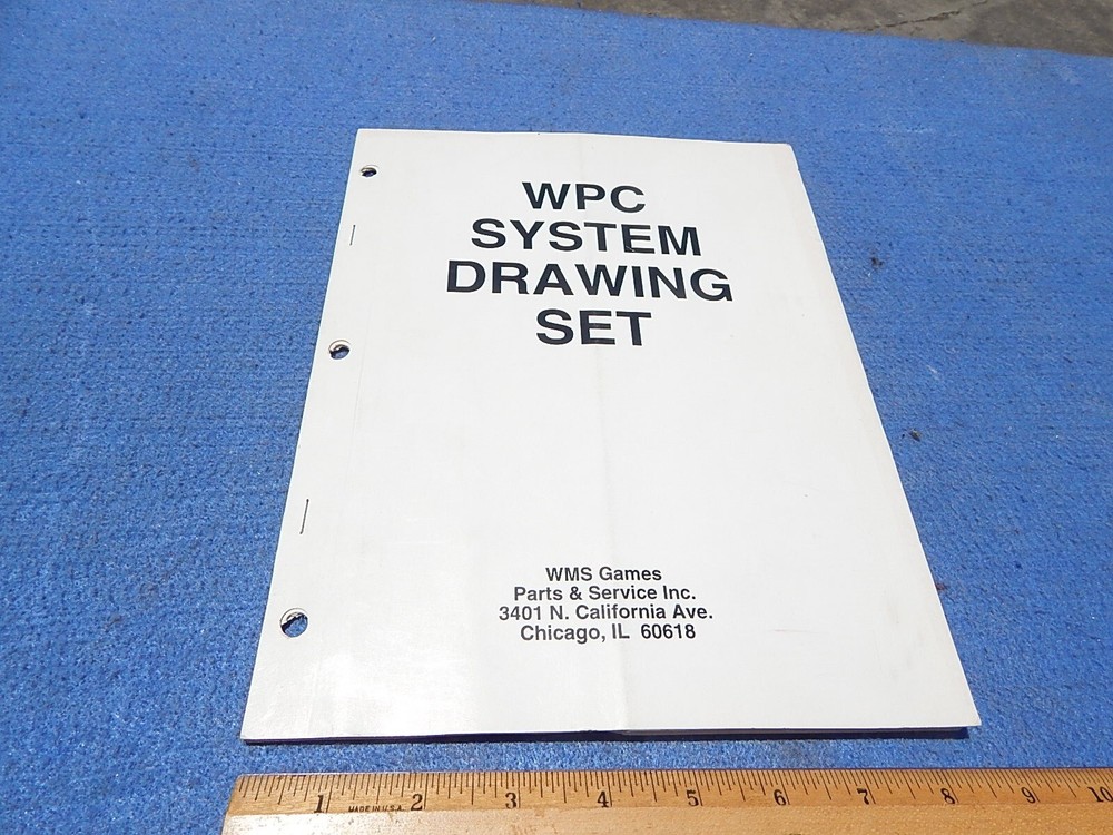 1990 Williams WPC System Drawing Set