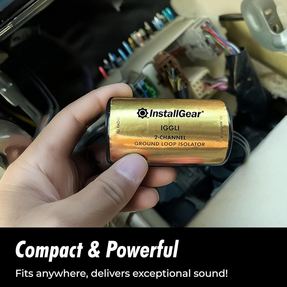 Car Audio Ground Loop Isolator - Effective Noise Filter & Simple Installation