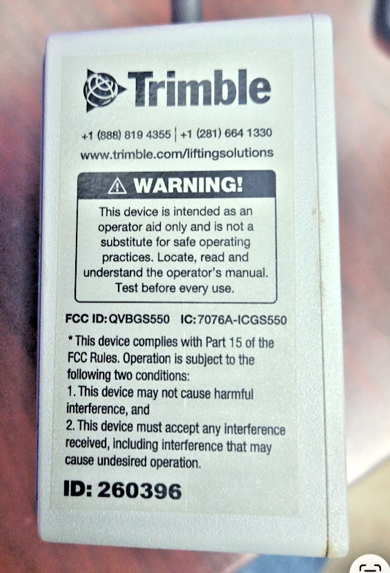 GS500-00 Wireless Display/Receiver (Trimble)