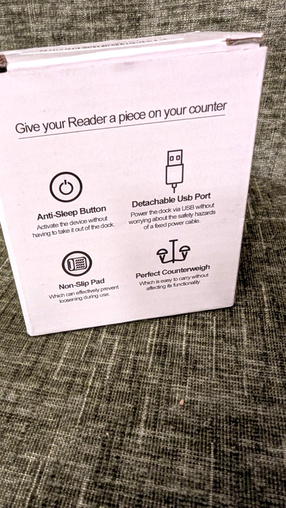 Dock Compatible with Square Reader 2nd Generation, USB Docking Station, White