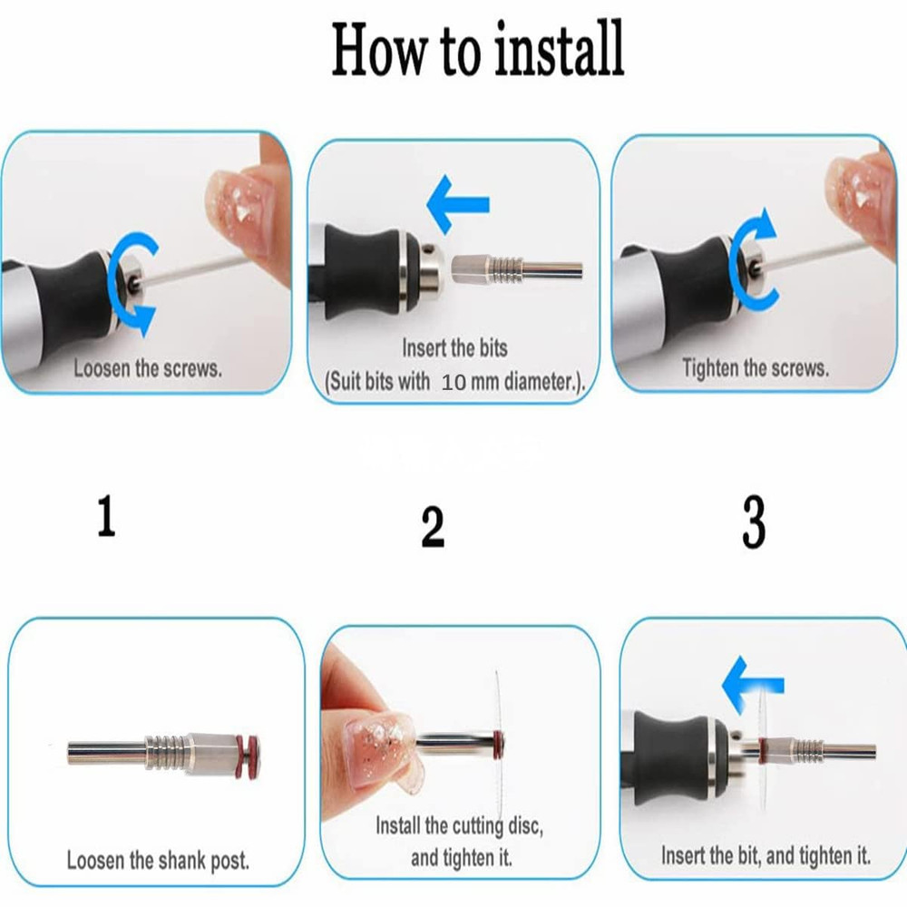 10Mm Titanium Carving Tool(2-Pack)