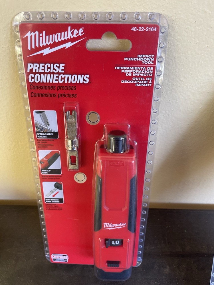 MILWAUKEE PUNCHDOWN TOOLS. LOT OF 2