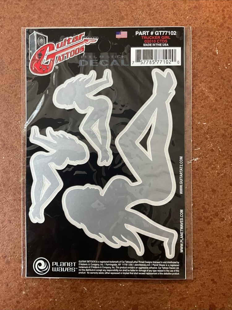 Trucker Girl-Guitar Tattoo