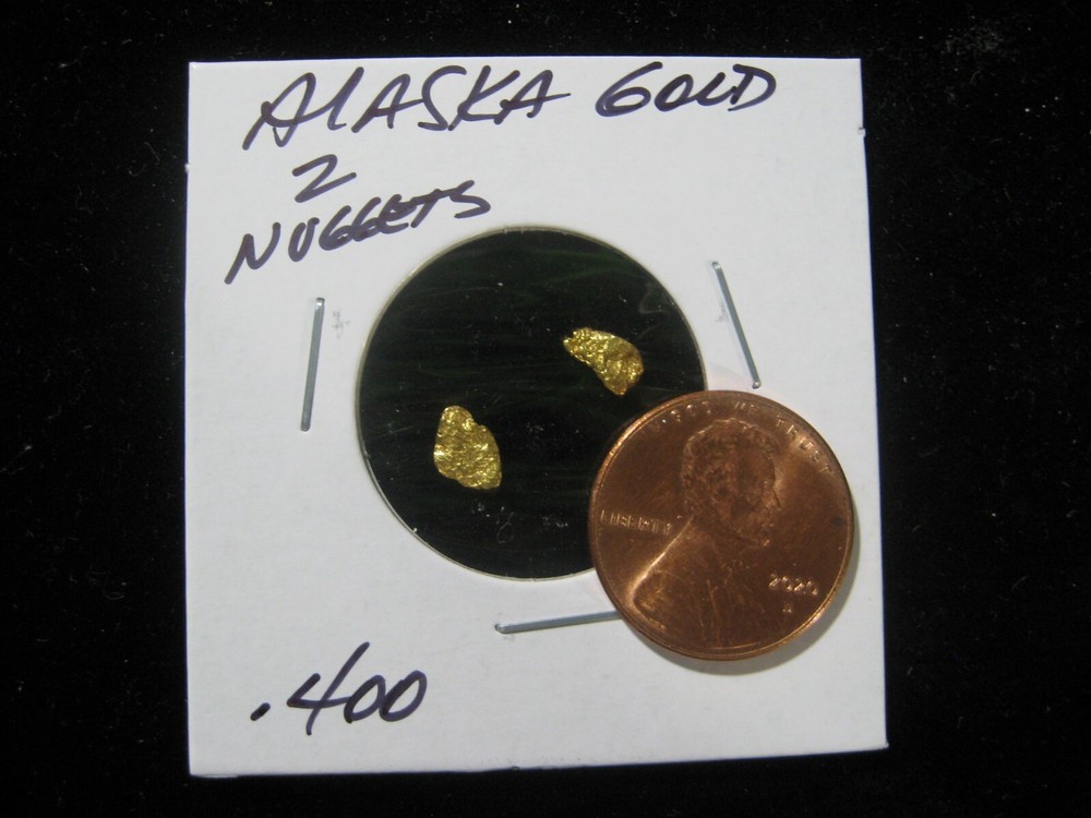 ALASKA GOLD 2 NUGGETS  .400 GRAM