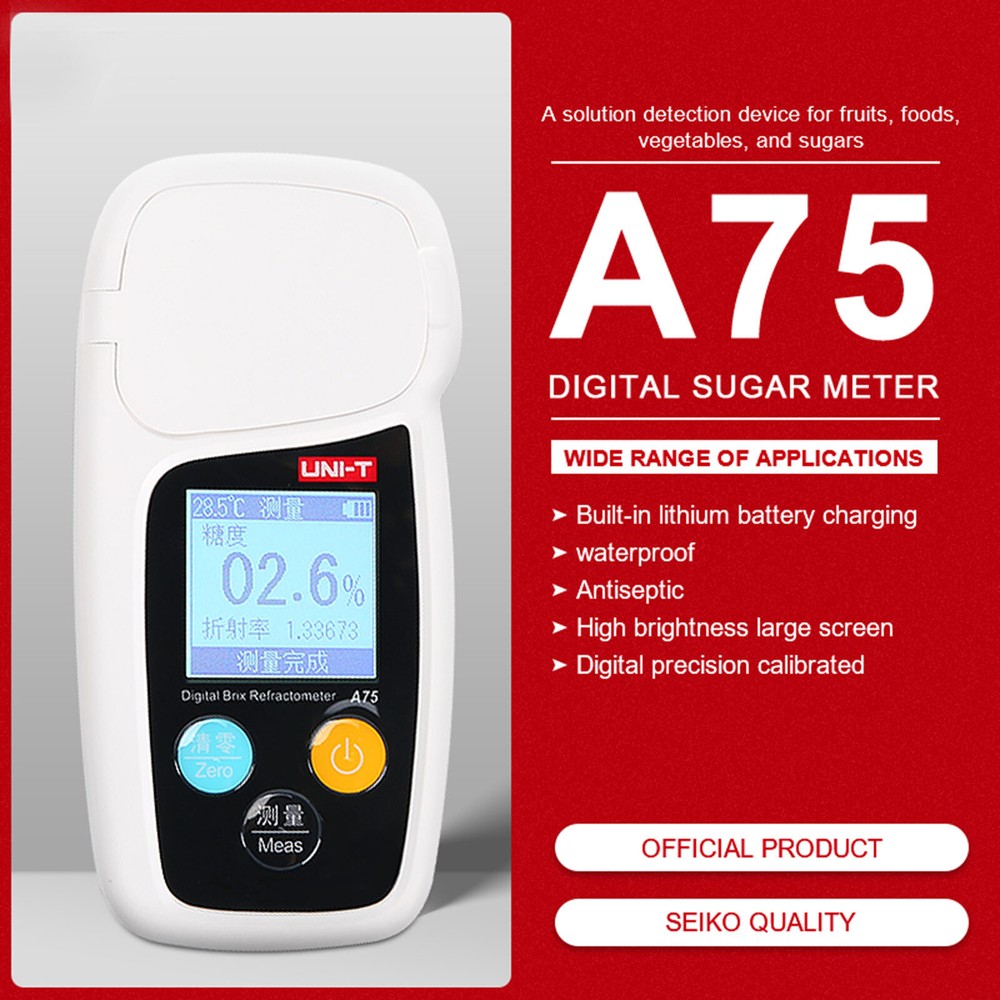 UNI-T A75 Digital Display for Fruit and Vegetable Concentration Meters