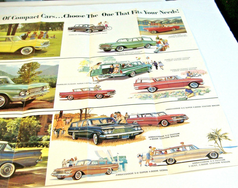 RAMBLER FOR 1961~ AUTOMOBILE BROCHURE