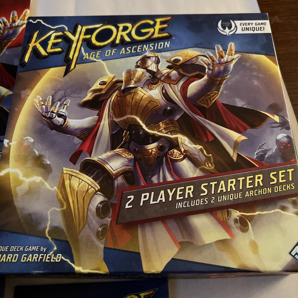 Keyforge Age of Ascension Starter Set Card Game - Complete
