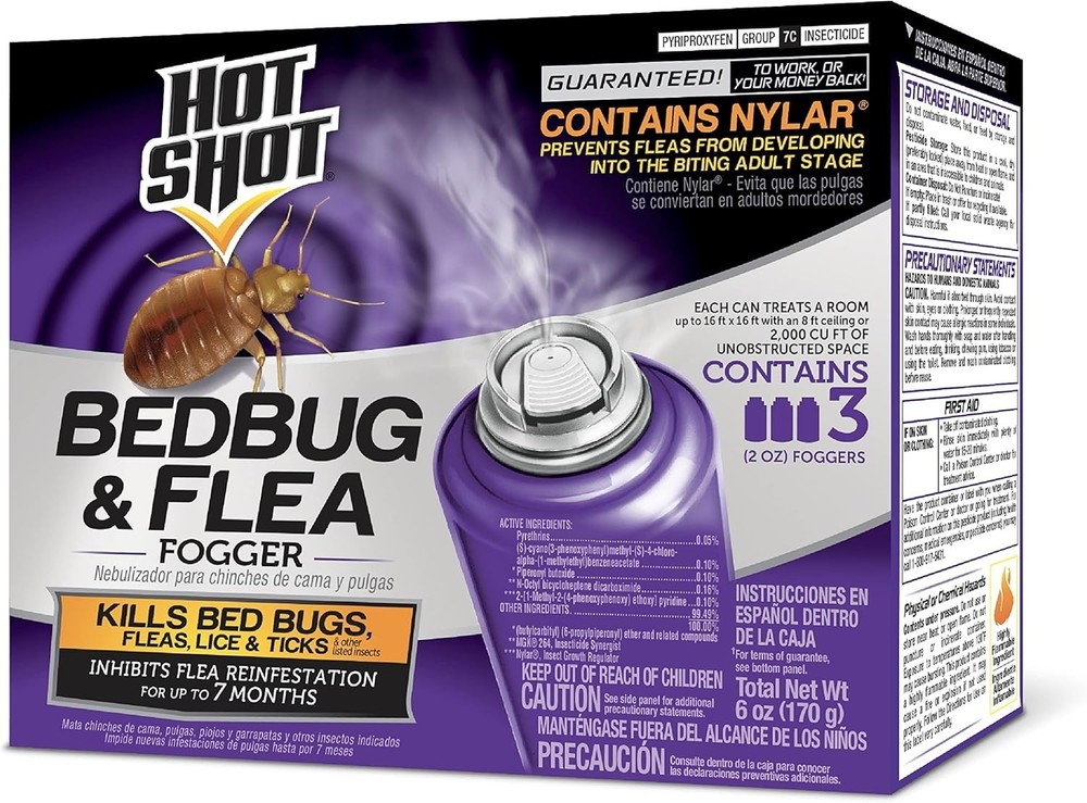 Bed Bug Bomb Insect Fogger Kill Mosquito Flies Fleas Ticks Bed Bugs Killer 3 Pcs