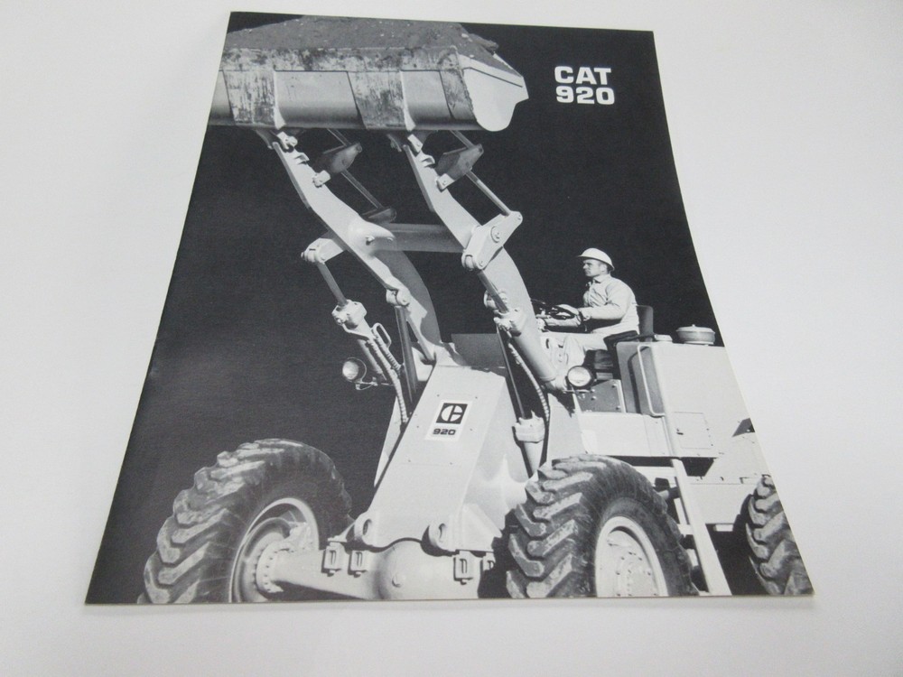Caterpillar 920 Wheel Loader Sales Brochure 12 Page