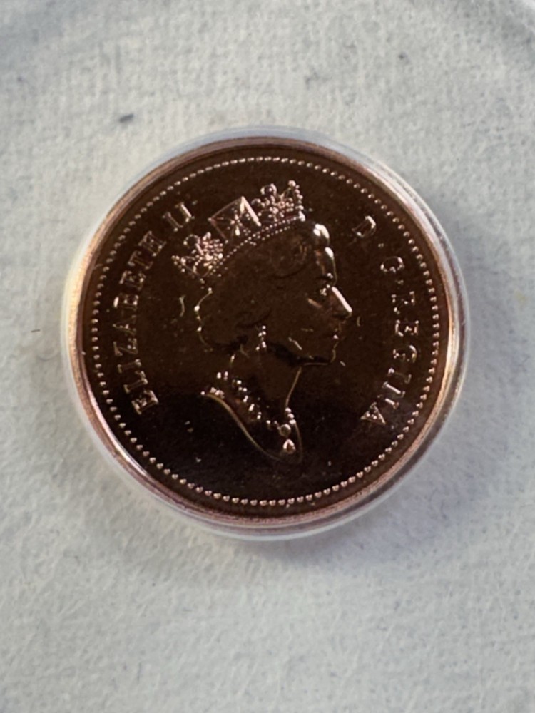 1999 Canada 1 Cent Graded MS 66 RD by ANACS