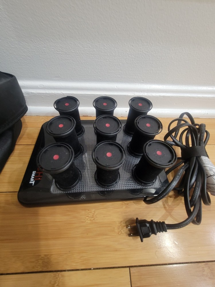 Chi Smart Magnify Ceramic 1" Hot Rollers Curlers Set NO CLIPS
