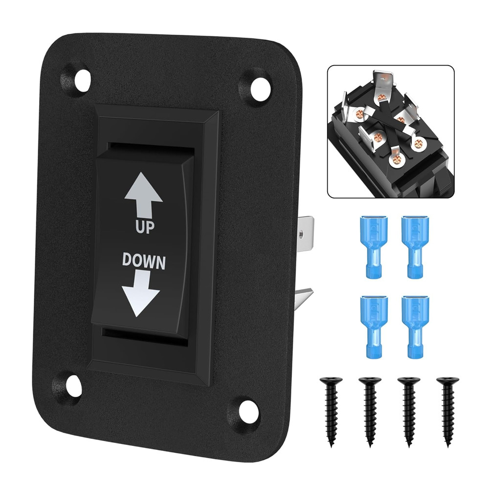 up down Momentary Reverse Polarity Switch 12V 30A DPDT Polarity Reversing Switch