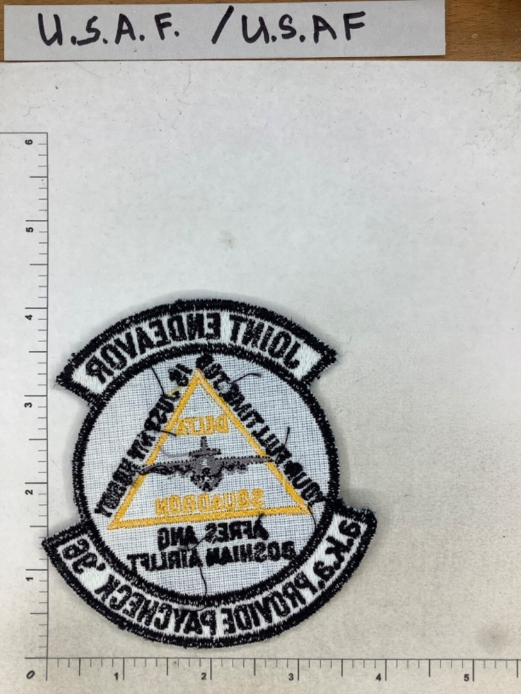 USAF JOINT ENDEAVOUR A.K.A. PROVIDE PAYCHECK SQUADRON PATCH