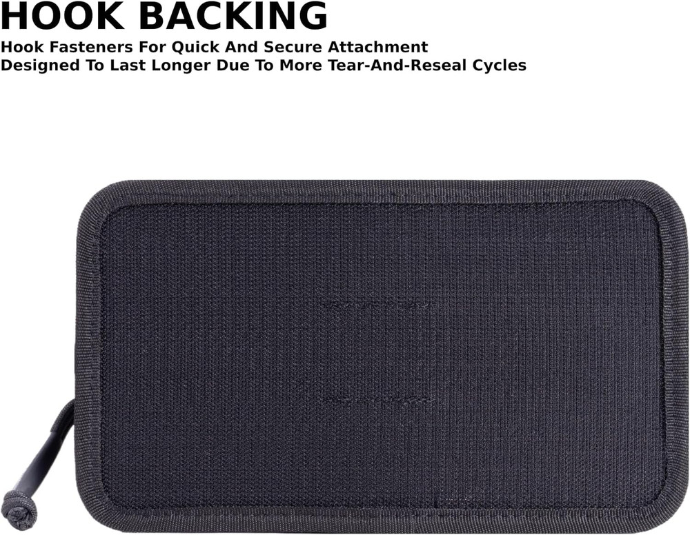 Tactical Mesh Pouch with Zipper, Modular Backpack Organizer Insert Panel Organiz
