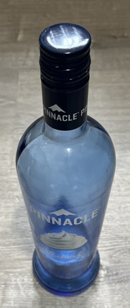 PINNACLE - Whipped Vodka - Blue Bottle - Empty - 750ml
