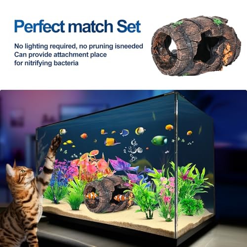 Fish Broken Barrel Decor Fish Tank Decorations Betta Fish Tank