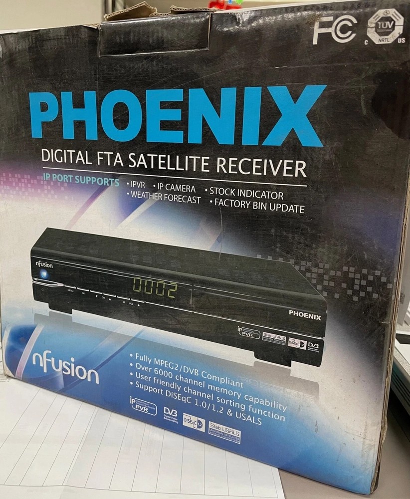 nFusion Phoenix Digital FTA Satellite Receiver -