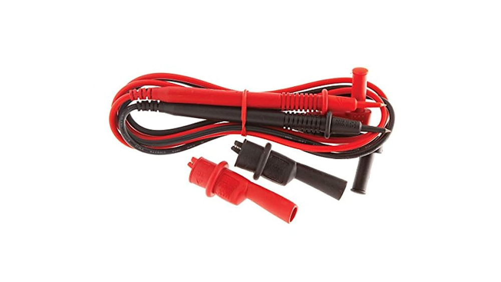 60010S Replacement Test Leads with Alligator Clips;Black Red