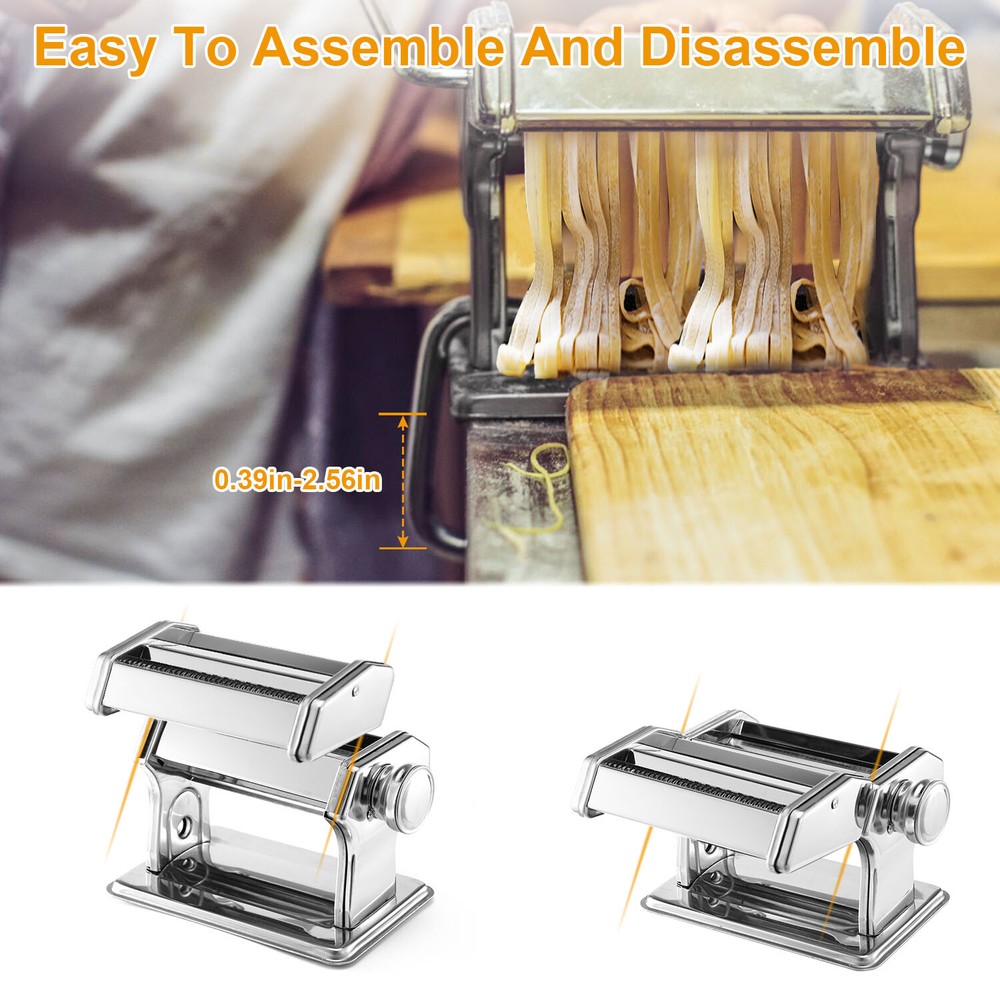 Pasta Maker Machine Adjustable Thickness Noodles Maker for Pasta, Spaghetti