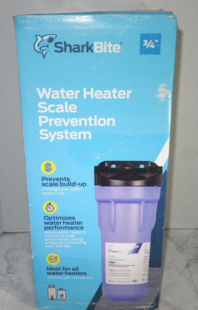 SharkBite Whole House Water Filteration System Prevent Scale Sediment 3/4" Conne