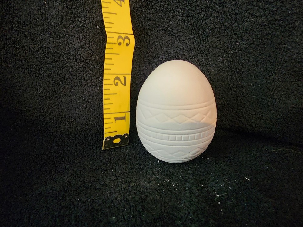 Ready to Paint Ceramic Bisque Decorative Easter Egg