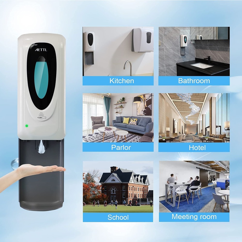 Touchless Automatic Foaming Soap Dispenser Wall Mount Motion Sensor 1306-s