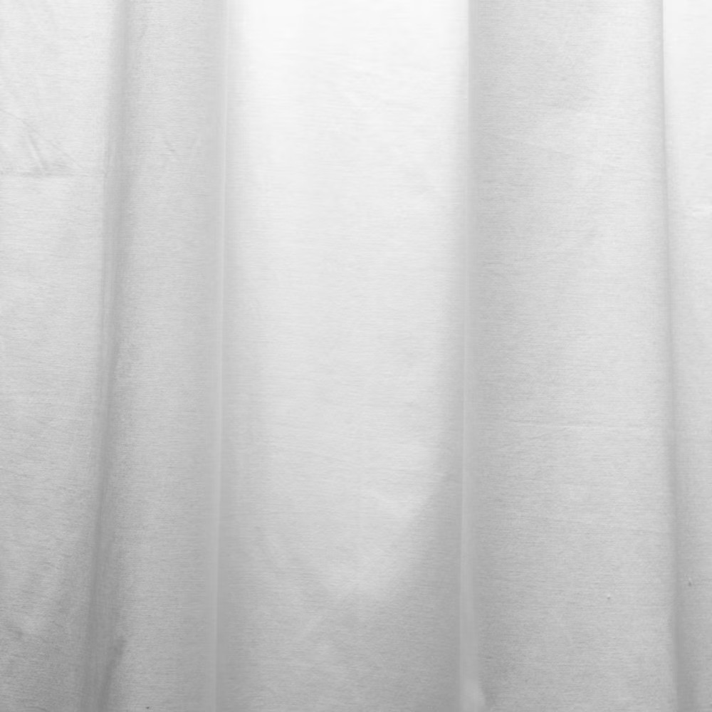 54"x95" Light Filtering Farrah Window Curtain Panel White - Threshold: Sheer, UV