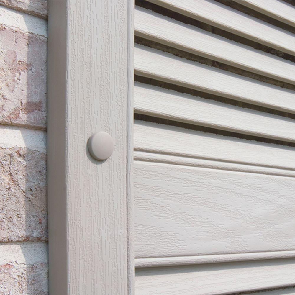 White Window Shutters Panel Peg Loks 3" Shutter Fasteners Spikes Lock Pegs Bulk