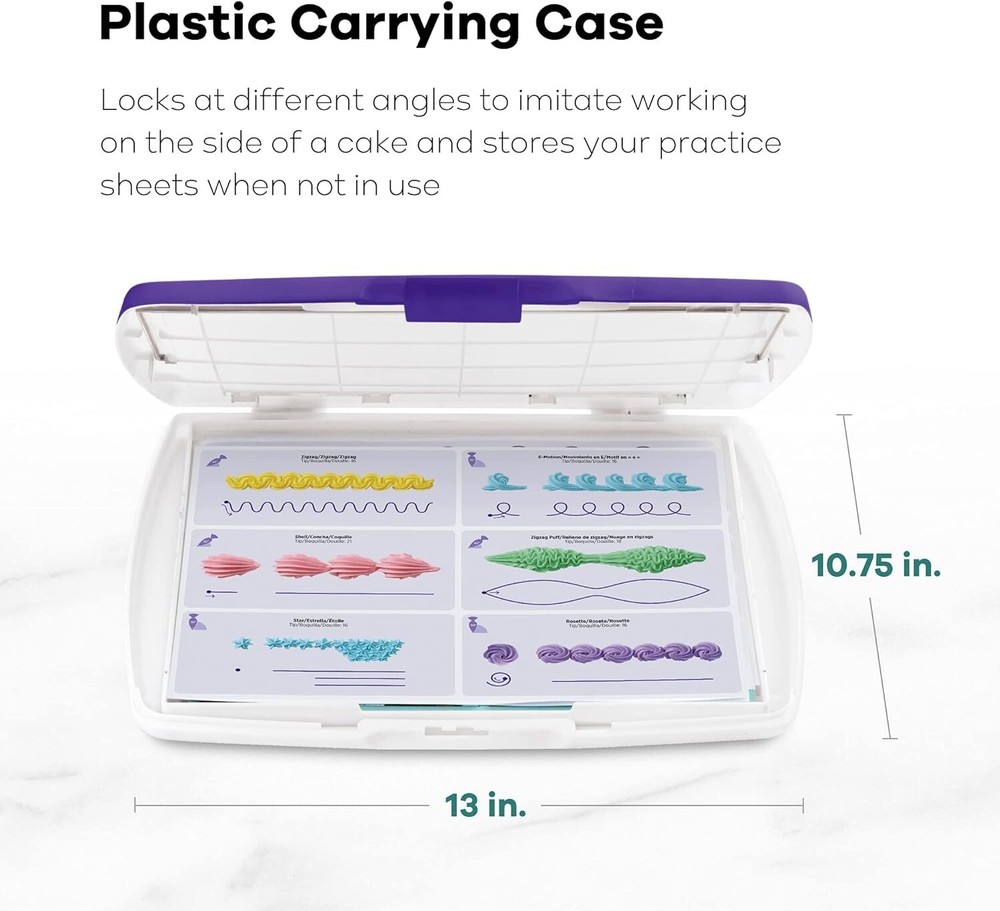 Durable Practice Board - Essential Tip Companion - Cake Decorating Guide