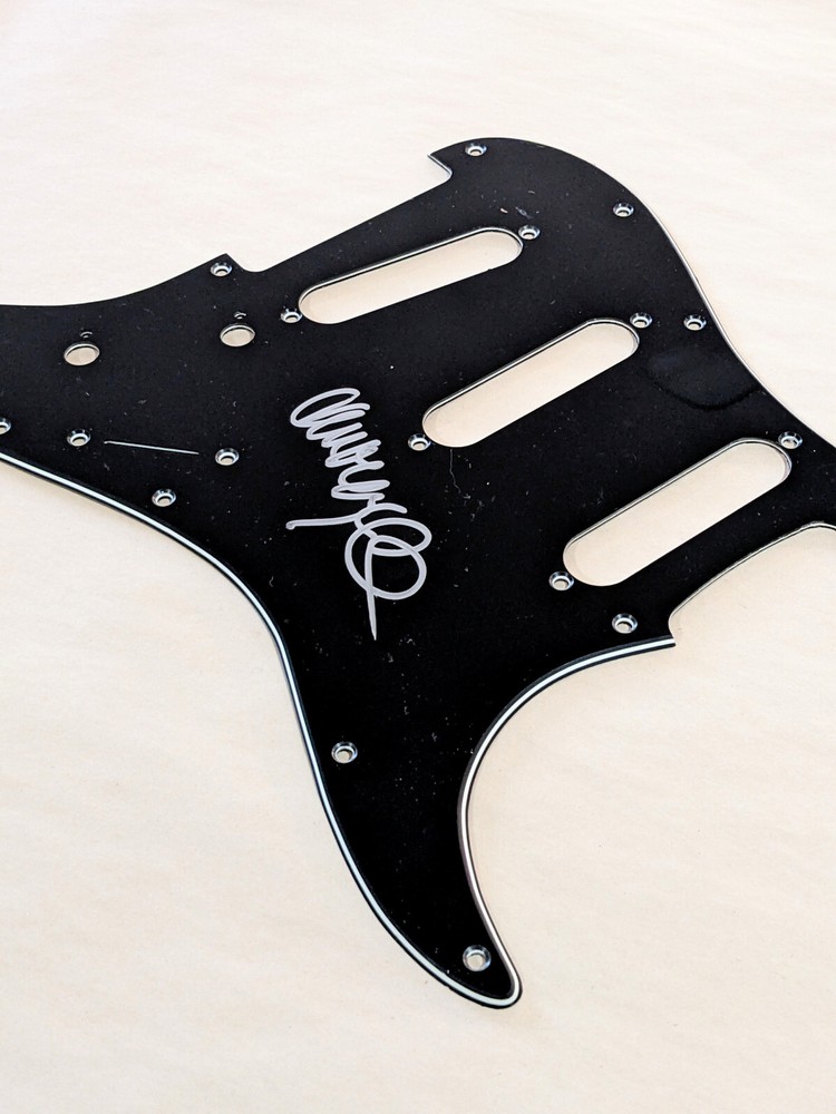 JOHN MAYALL SIGNED PICKGUARD Blues Breakers BRITISH GUITAR LEGEND COA