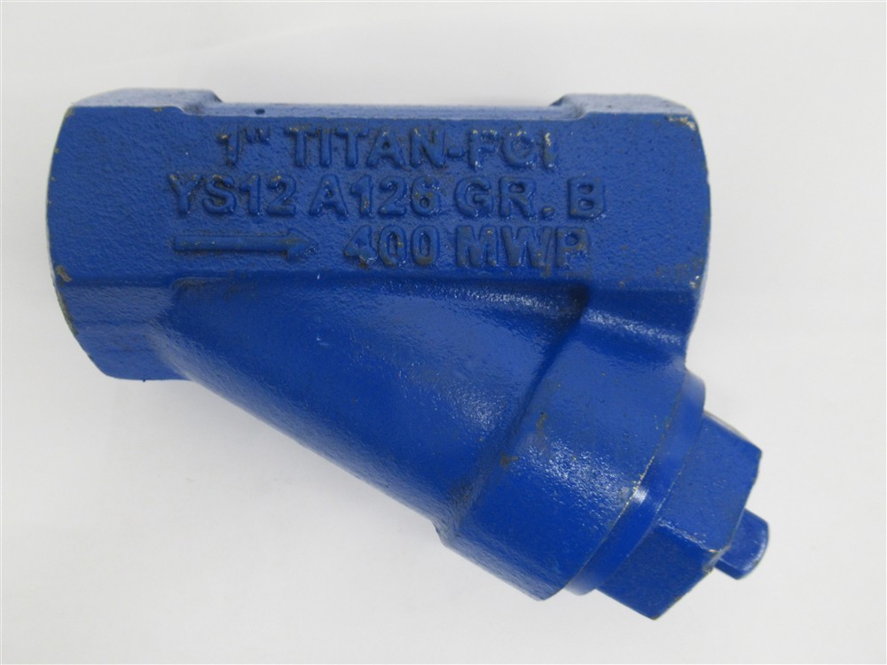 Titan YS12 A126, 1" Y Strainer, 400 MWP