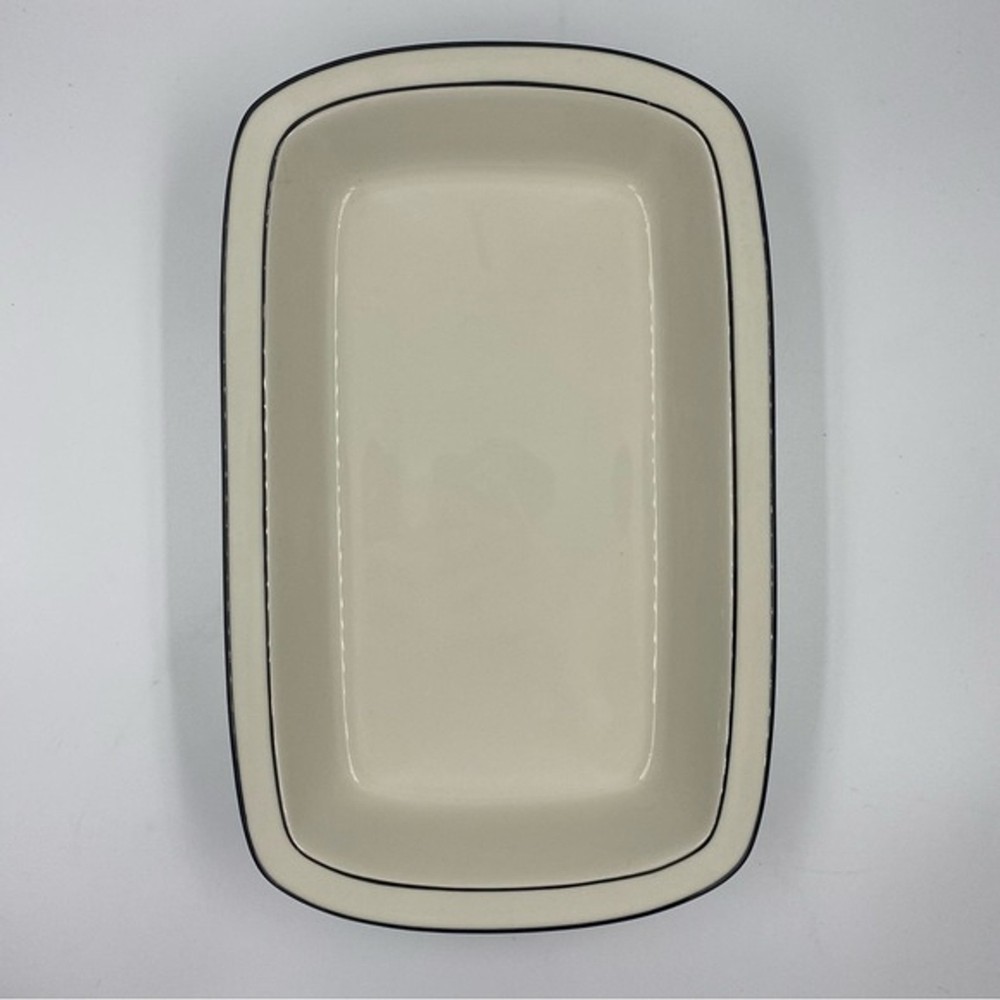 Vintage Lenox Chinaware Discontinued Midnight Blossoms 13" Rectangular Baker