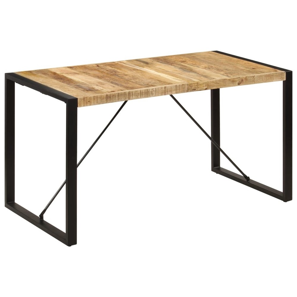 Dining Table Kitchen Table Dining Room Dinner Table Solid Mango Wood vidaXL