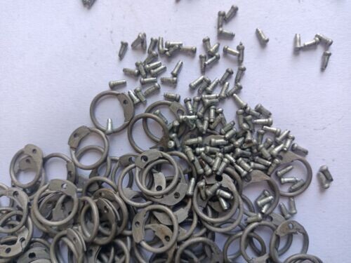 Mild Steel Round Riveted Ring Chainmail Rings Solid Round Rings 9 mm Oiled
