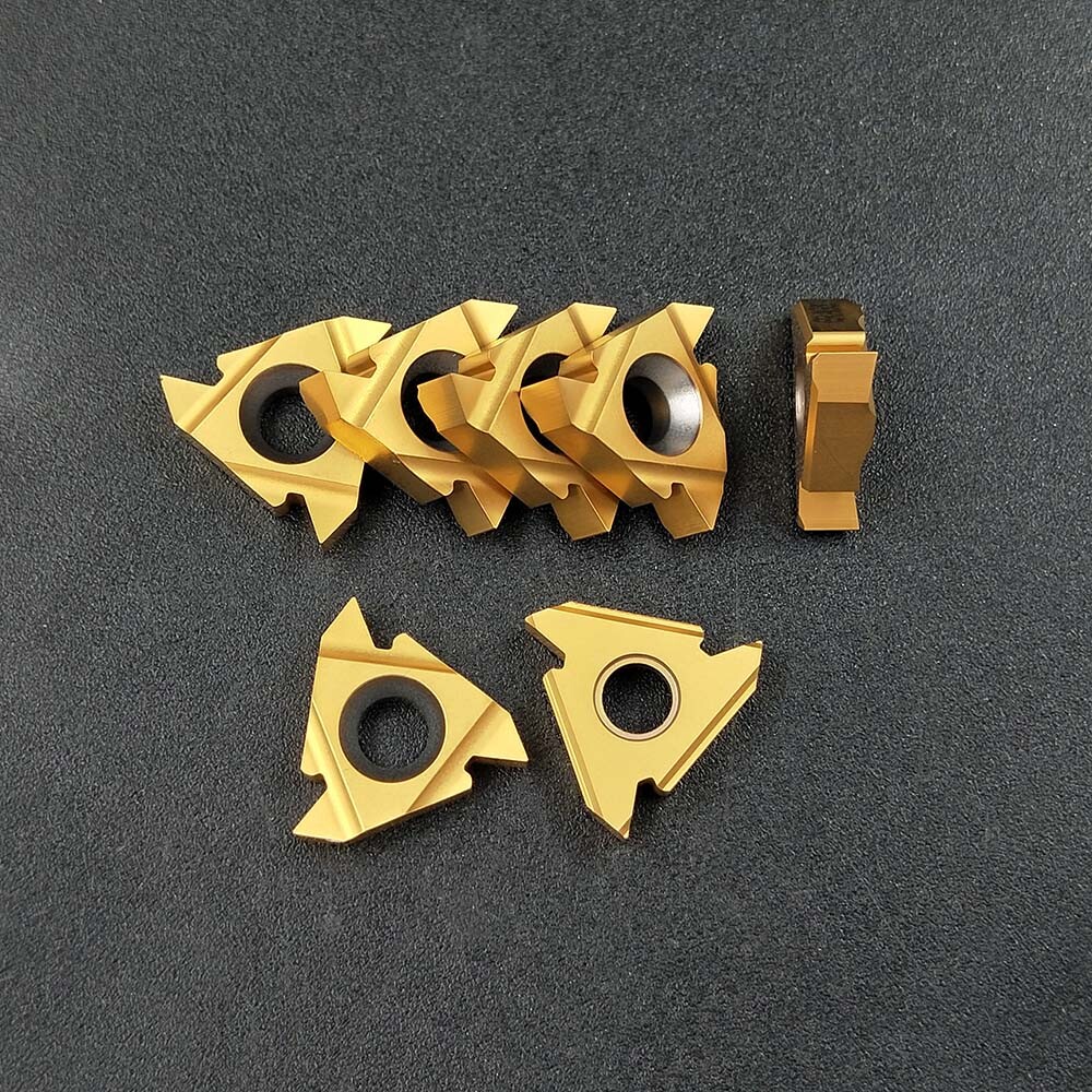 10pc 16ER-AG60 External Thread Carbide Inserts Blade For Lathe Turning Tool Set