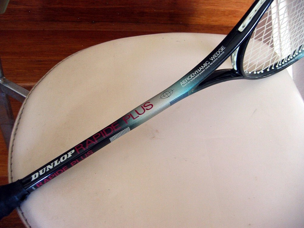 DUNLOP RAPIDE PLUS Squash Racket Semi Micro String System Used Sydney PU