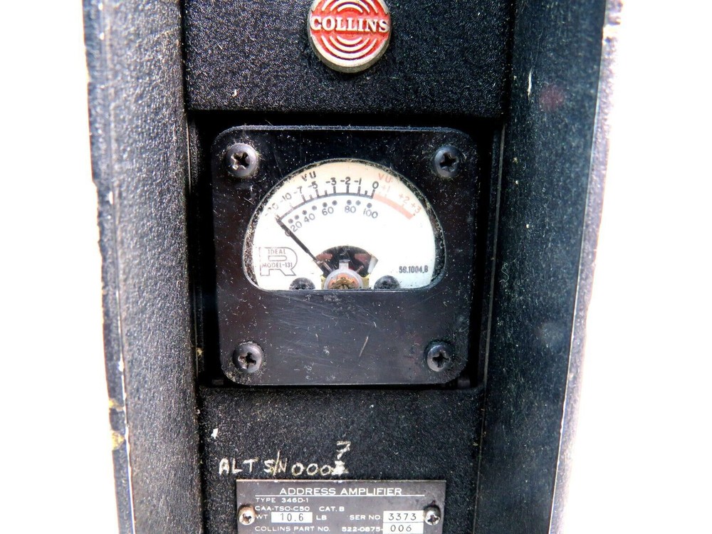 COLLINS 346D-1 Passenger Address Amplifier