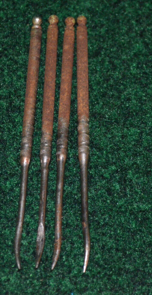 Four Vintage Nut Picks