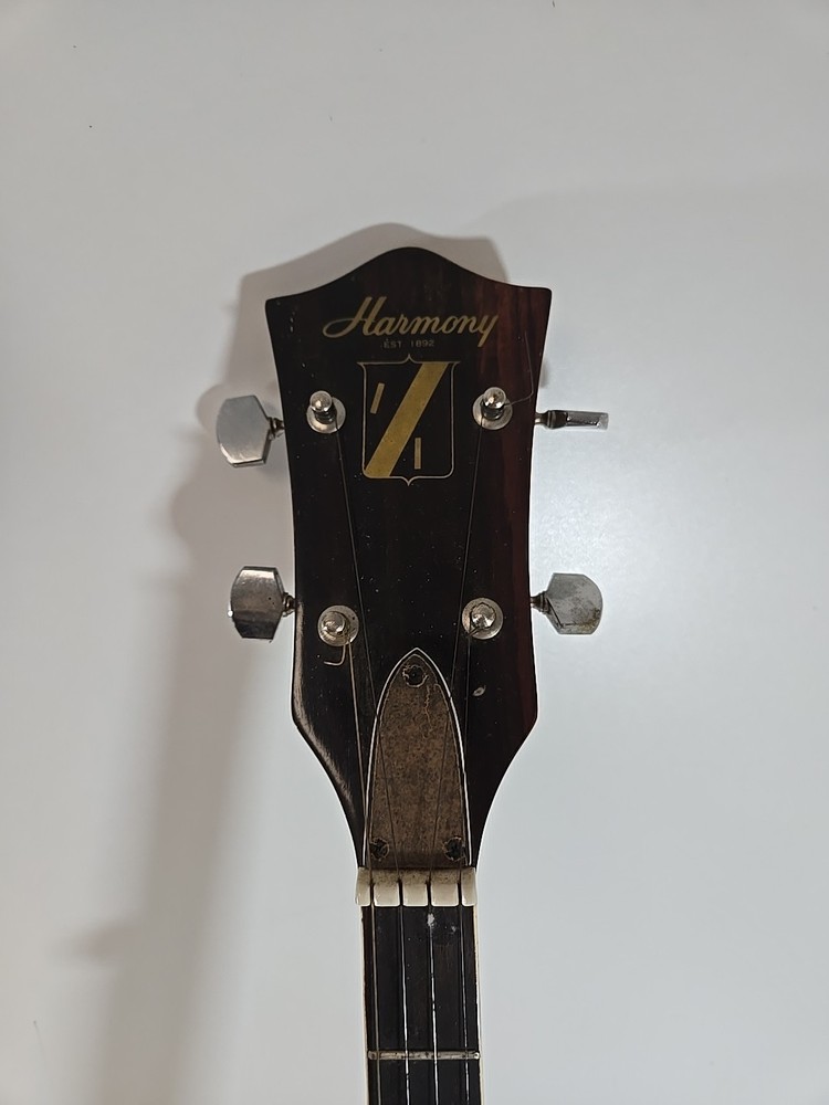 Vintage Harmony 5 String Eagle Banjo With Case